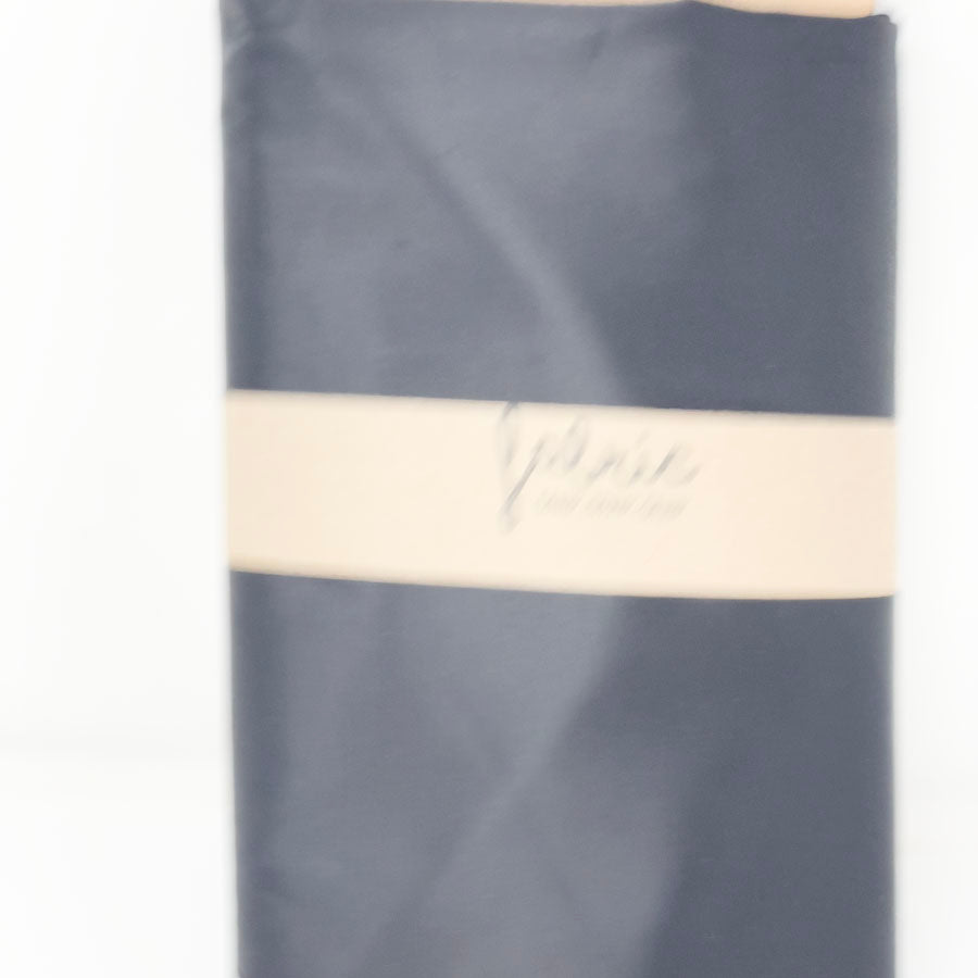 2 Yds - Solid Black Polyester Fabric