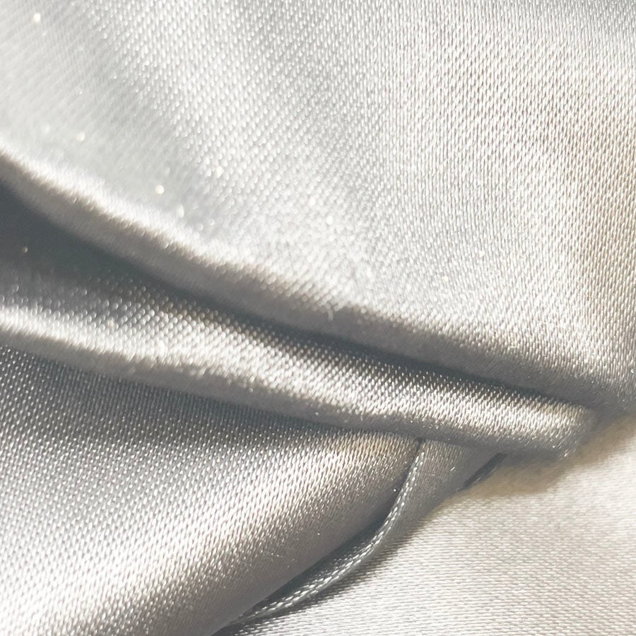 2 Yds - Solid Black Polyester Fabric