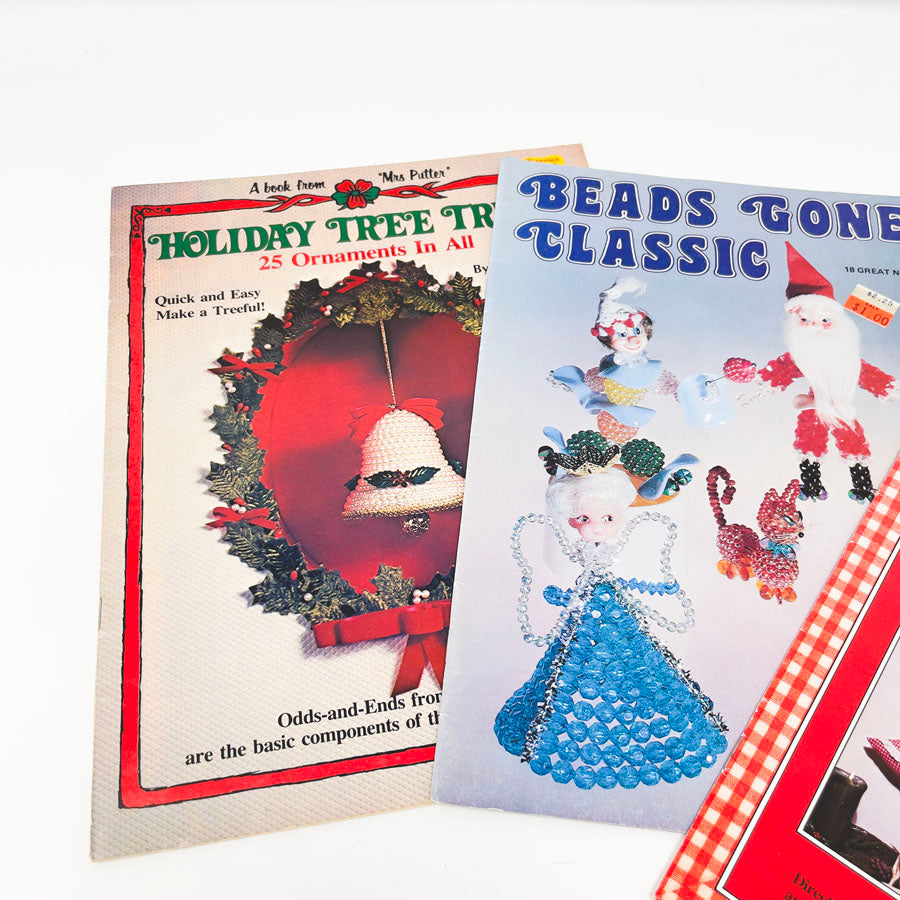 Bundle of Vintage Holiday Craft Booklets