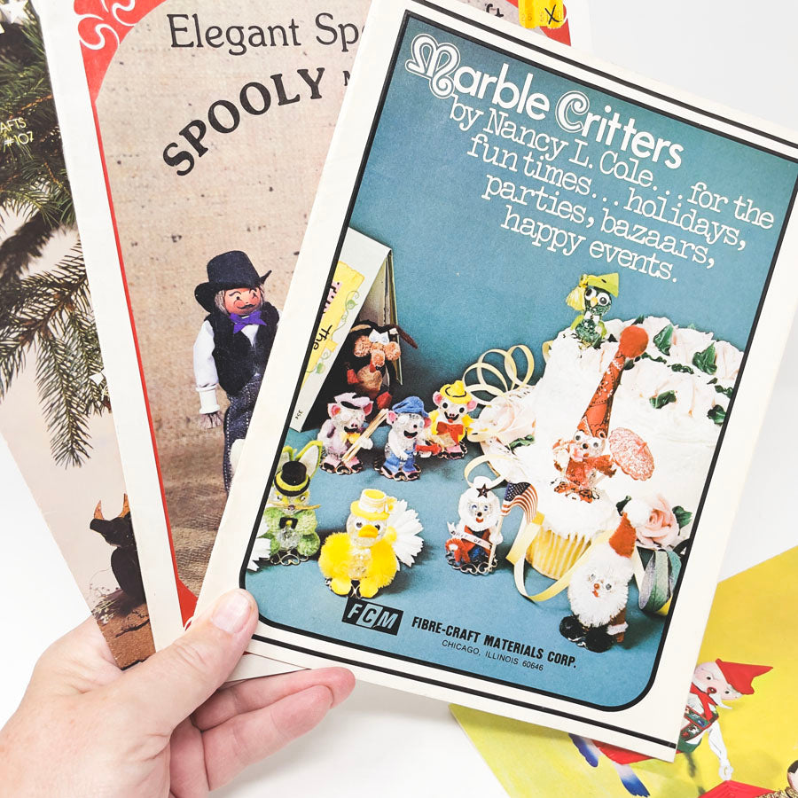 Bundle of Vintage Craft Booklets
