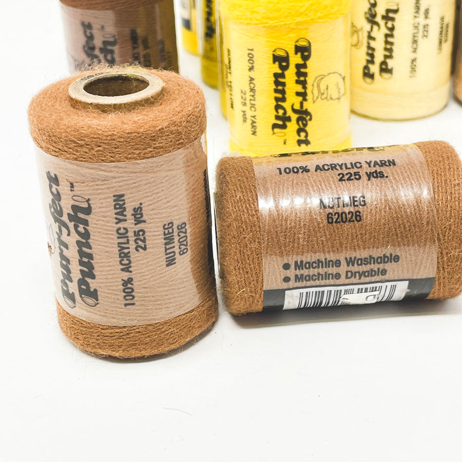 Purr-fect Punch Acrylic Yarn - 225 yds - Pick a Color