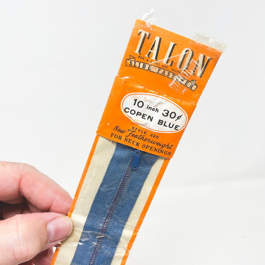 Talon 10" Zipper - Copen Blue