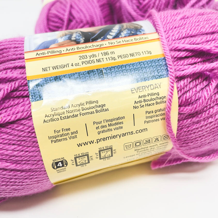 Premier Everyday Anti-Pilling Yarn - Solid Colors