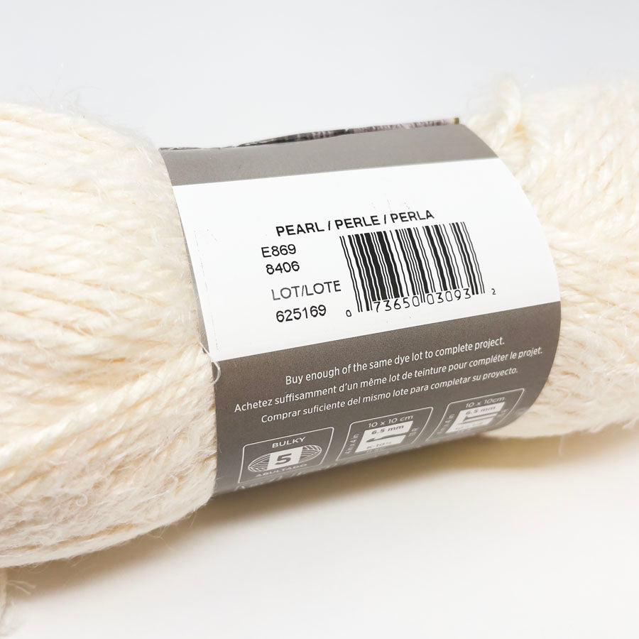 Red Heart Hygge Yarn - Pearl