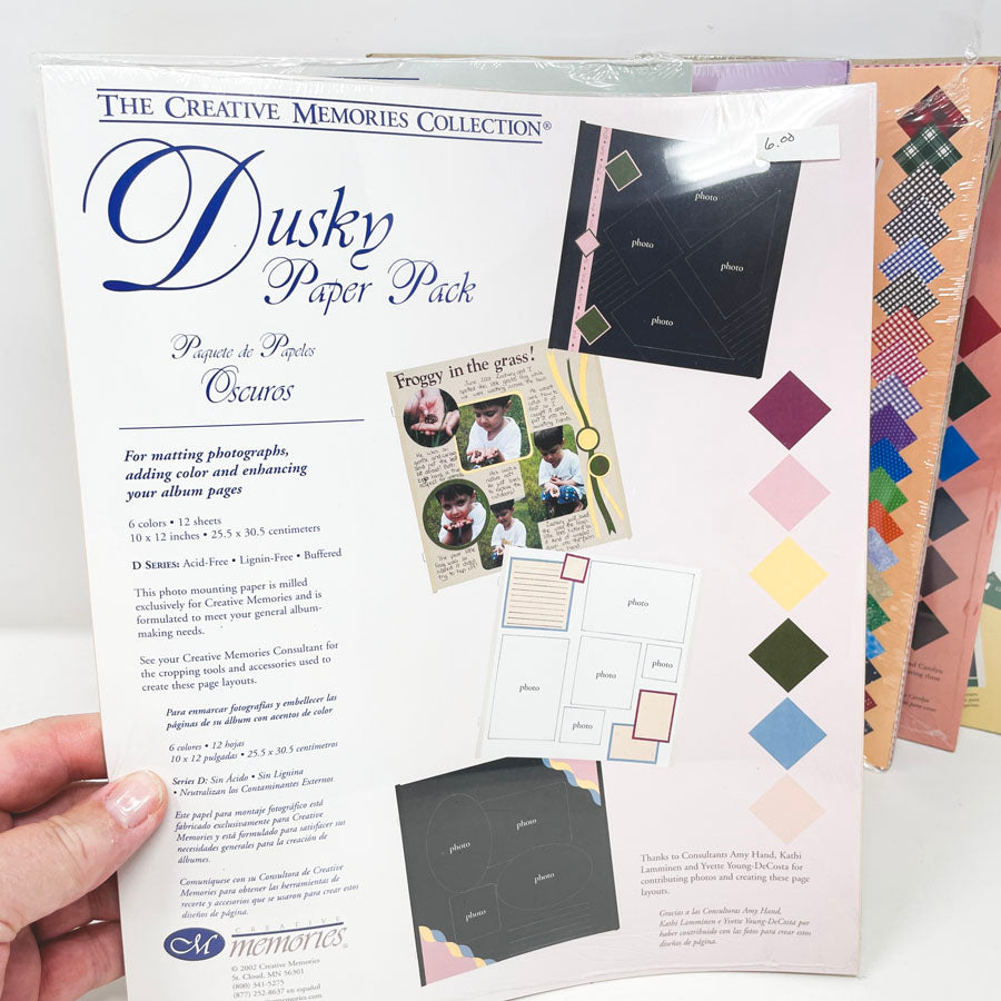 Making Memories Paper Packs - Pick a Set