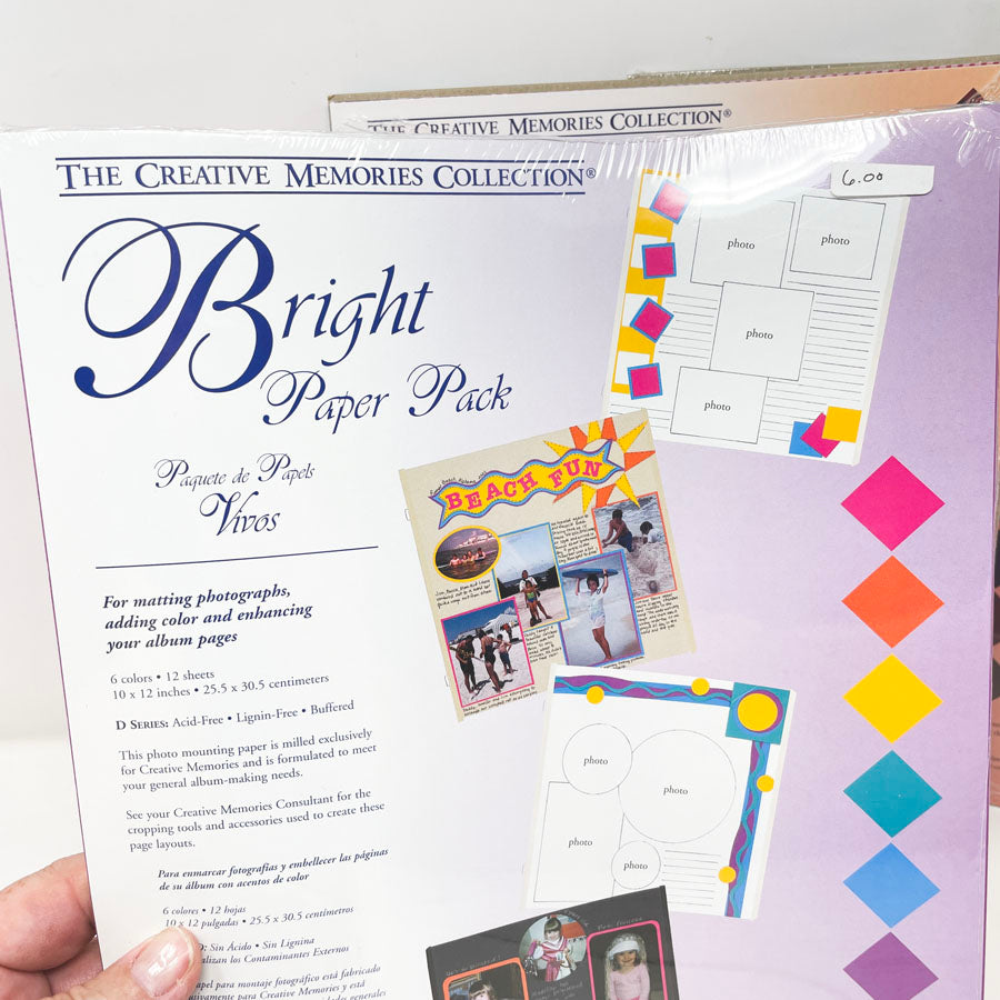 Making Memories Paper Packs - Pick a Set