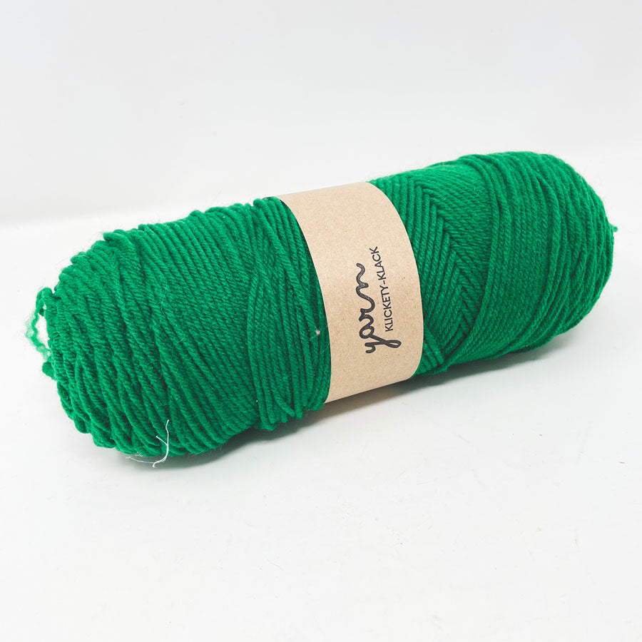 Green & Blue Acrylic Yarn Skein Remnants