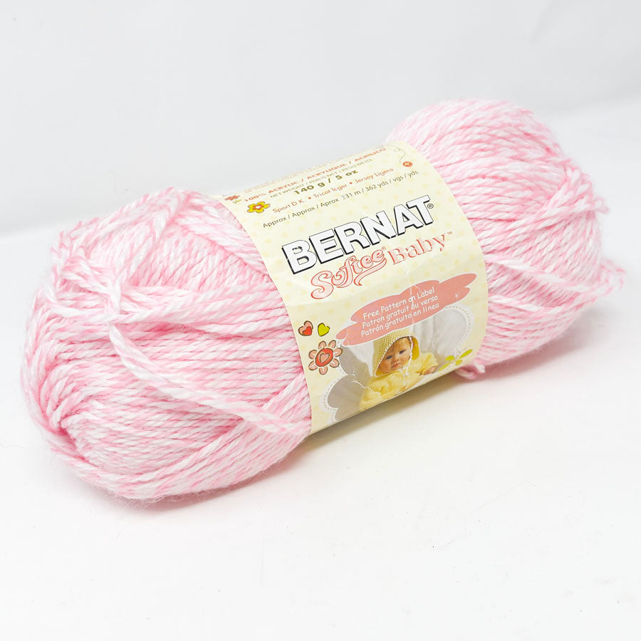 Bernat Softee Baby Yarn Pink Heather