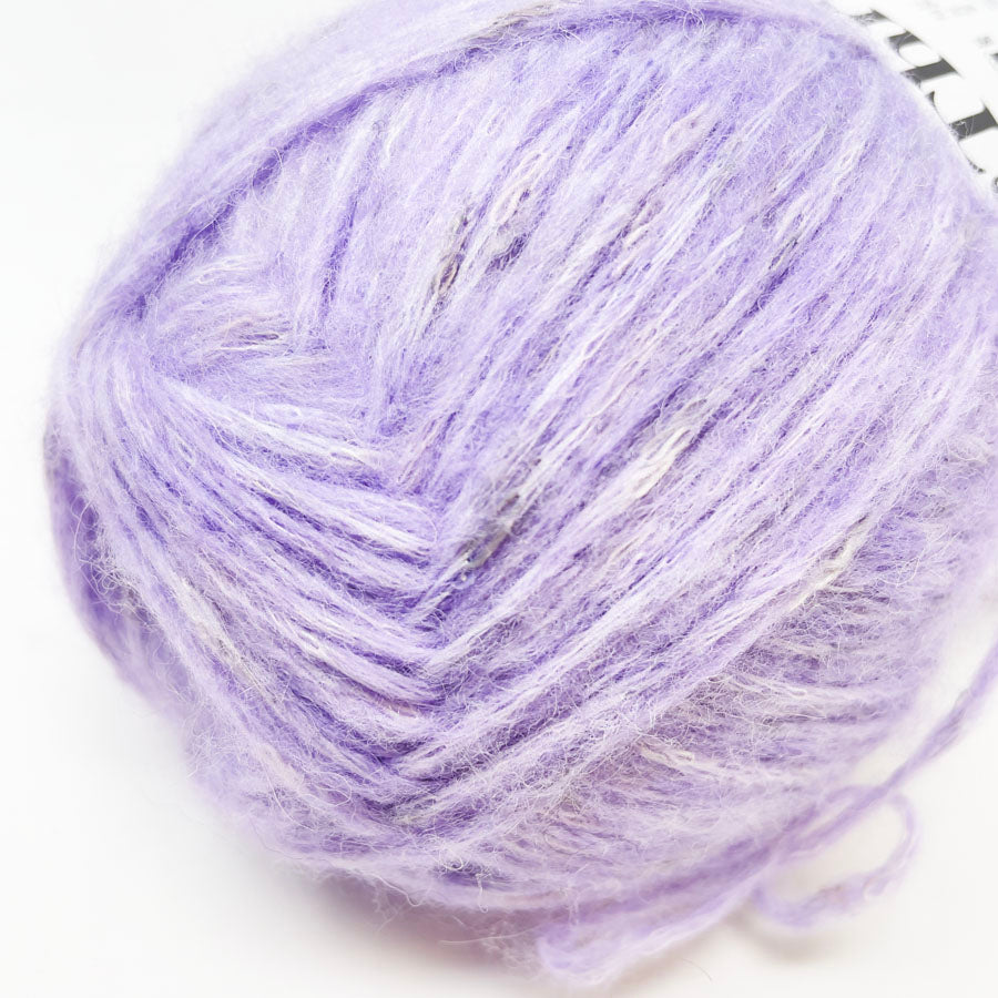 Loops & Threads Heathered Tweed Yarn - Light Purple