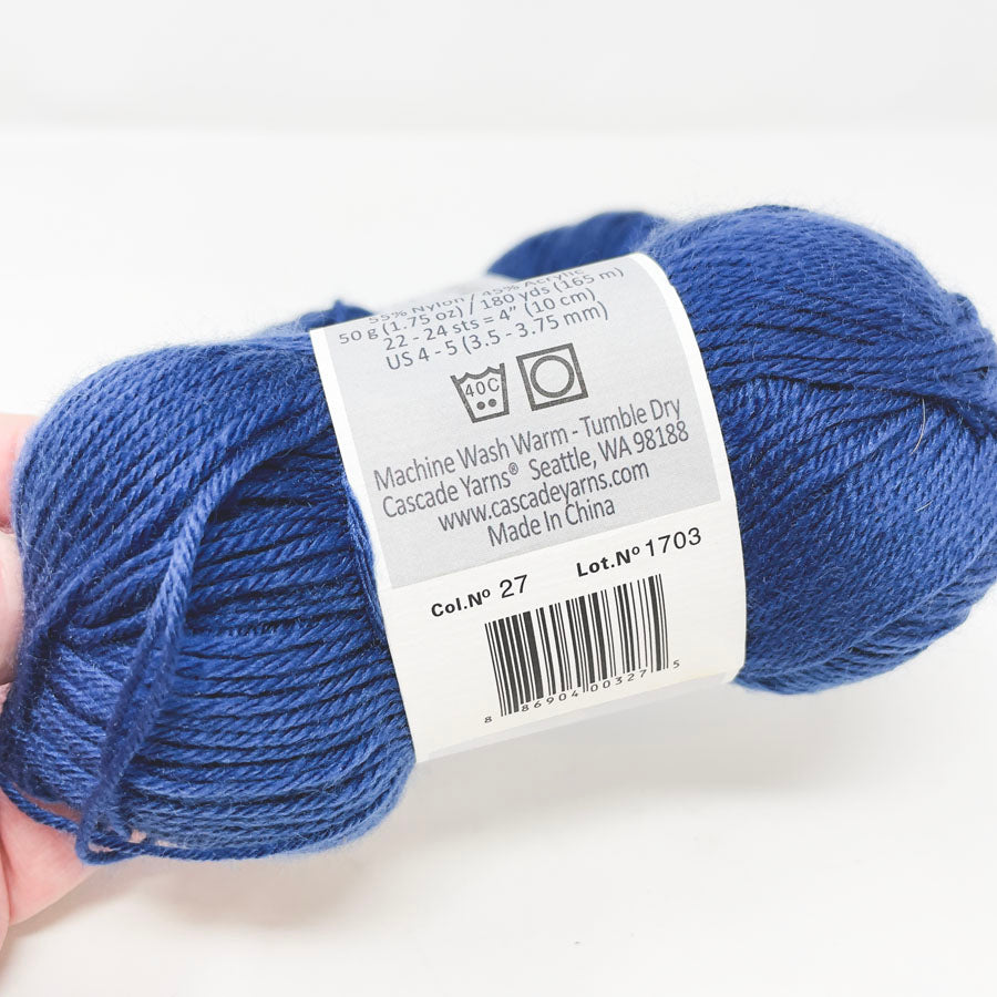 Cascade Yarns Cherub DK Navy Blue (1)