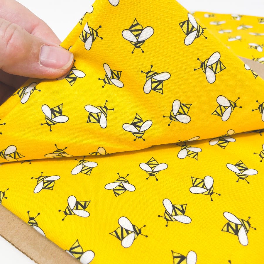2 yds - Yellow Bee Fabric