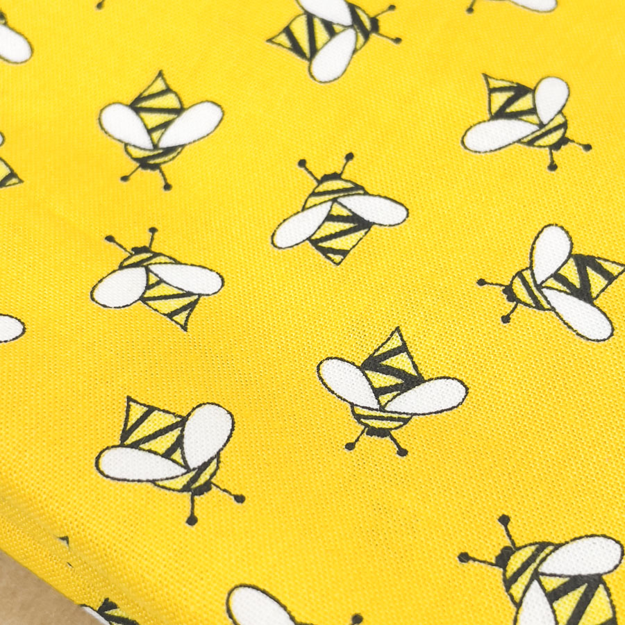2 yds - Yellow Bee Fabric