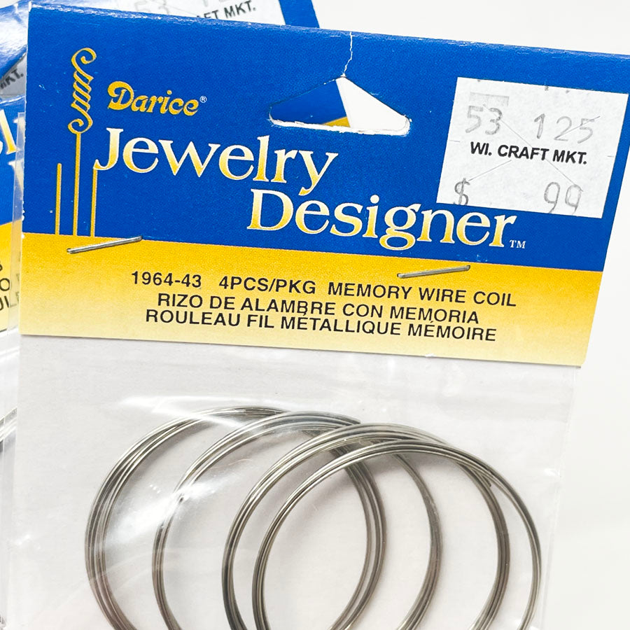 Bundle of Darice Memory Wire Coil - 3 Four Packs