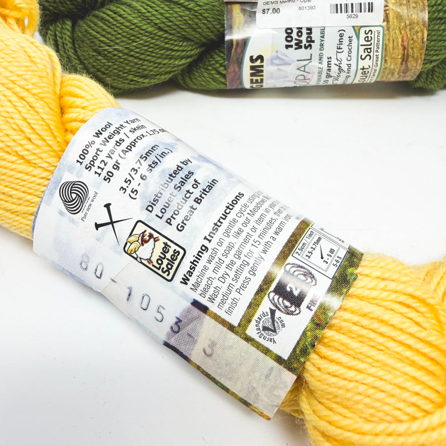 Louet Gems Opal Wool Yarn - Pick a Color