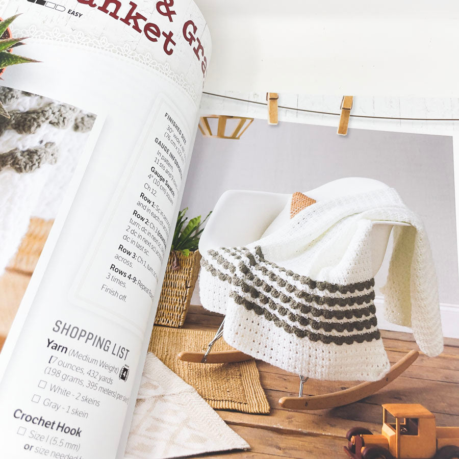"Modern Baby Nursery" Crochet Booklet