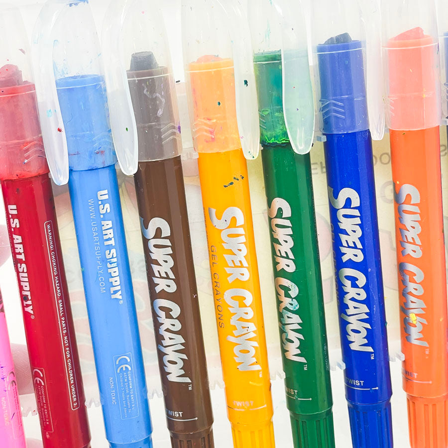 Gel Crayons - 36 Super Crayons Set