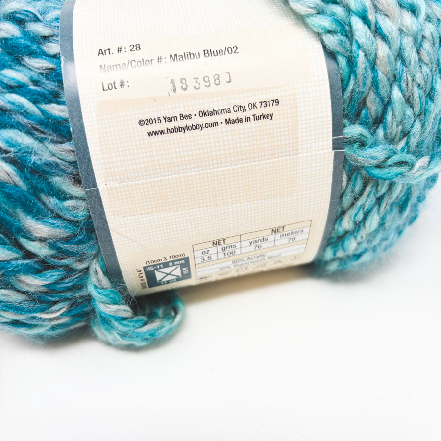 Yarn Bee Dream Spun Yarn - Malibu Blue