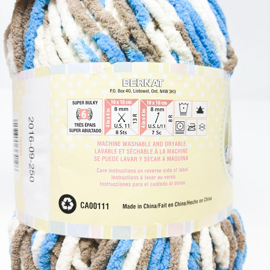Bernat Baby Blanket Chenille Yarn - Little Royales