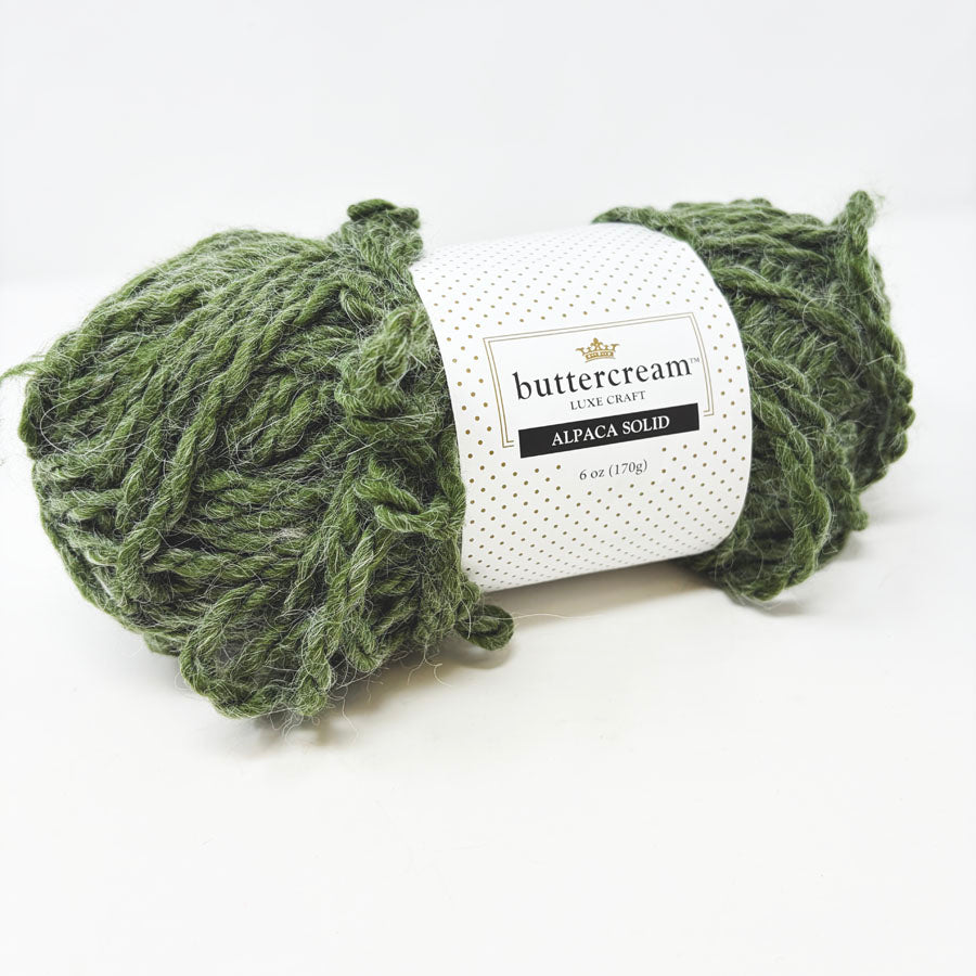 Buttercream Alpaca Solid Yarn - Green