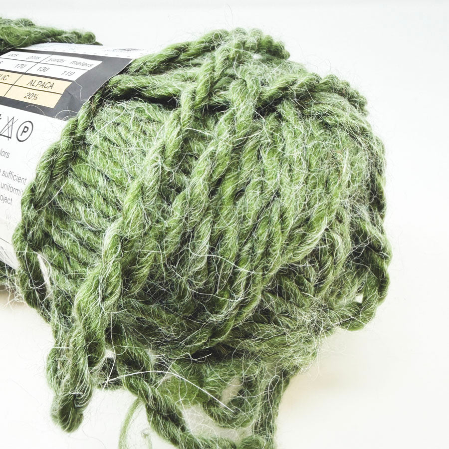Buttercream Alpaca Solid Yarn - Green