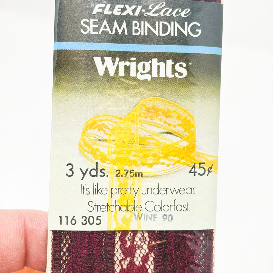 Stretch Lace Seam Binding - Pick a Color