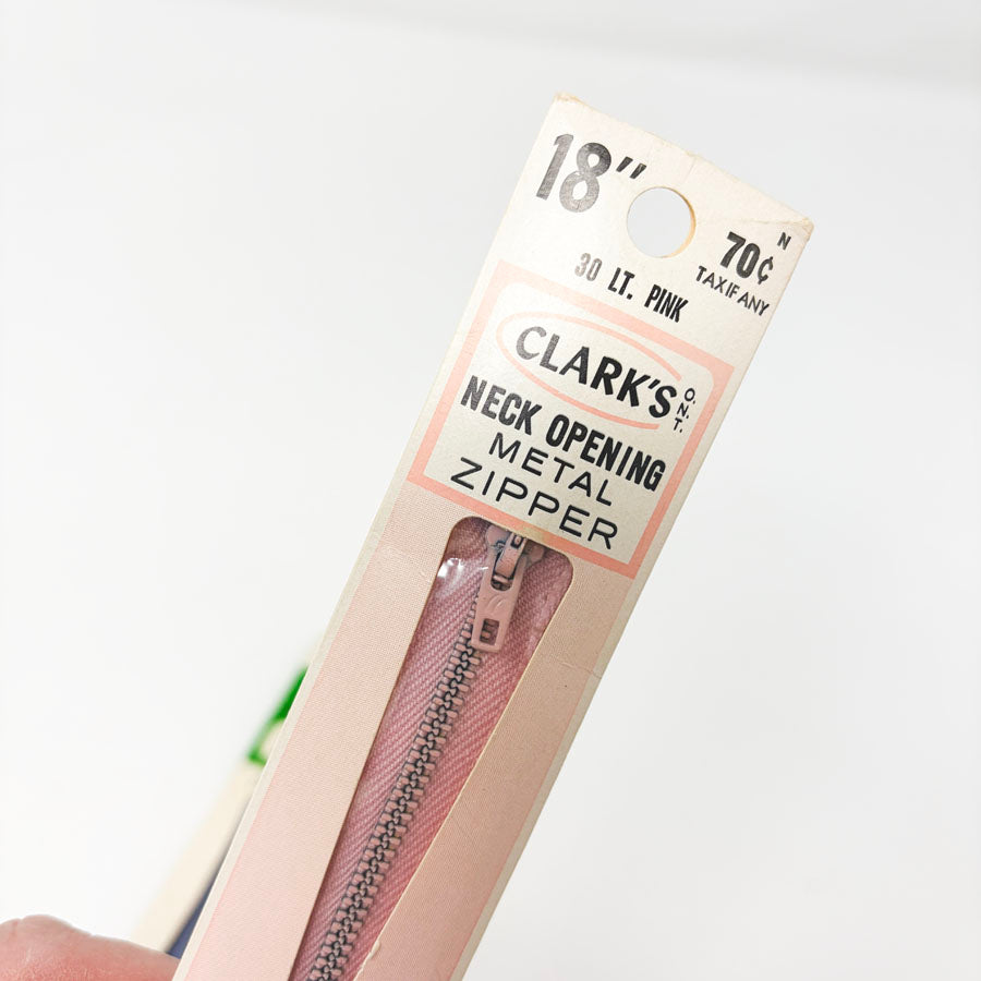 Clarks 18" Light Pink Zipper