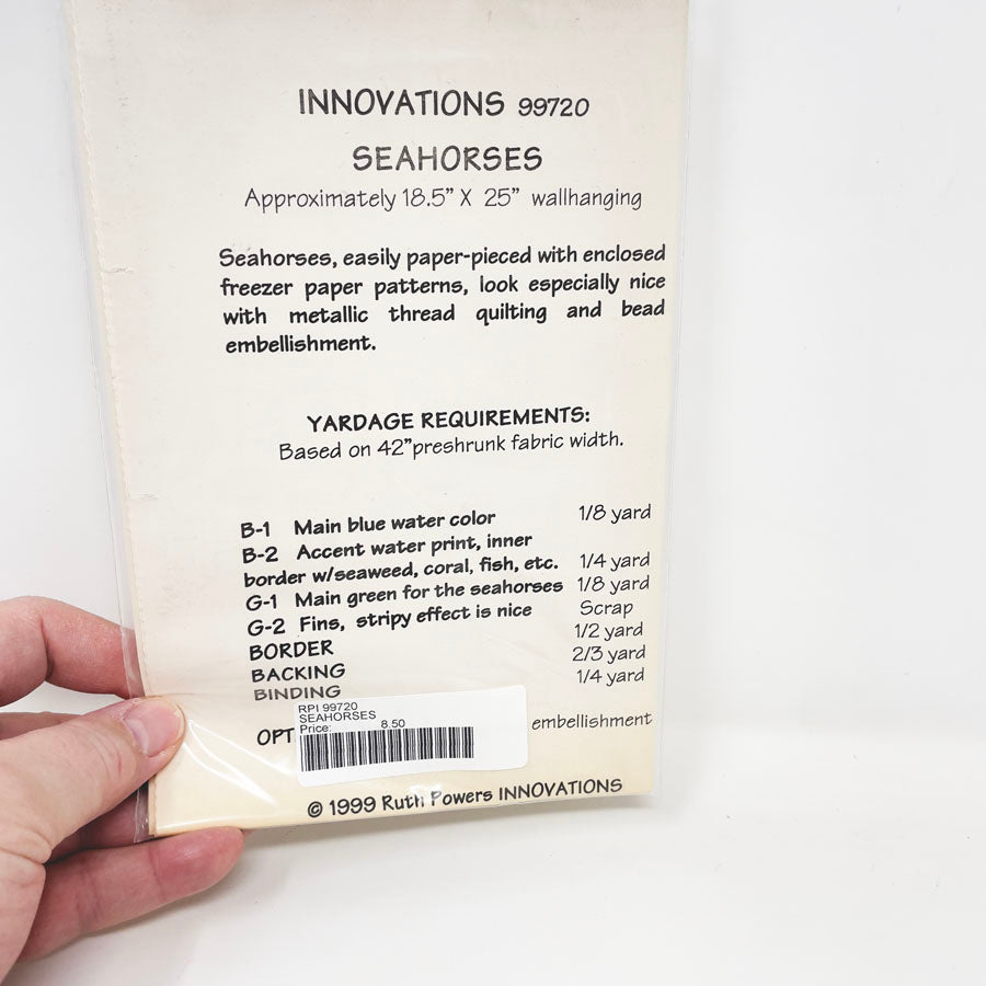 Innovations Sea Horses Quilt Pattern