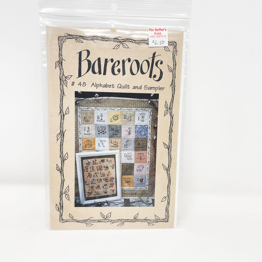Bareroots Alphabet Quilt & Sampler Pattern