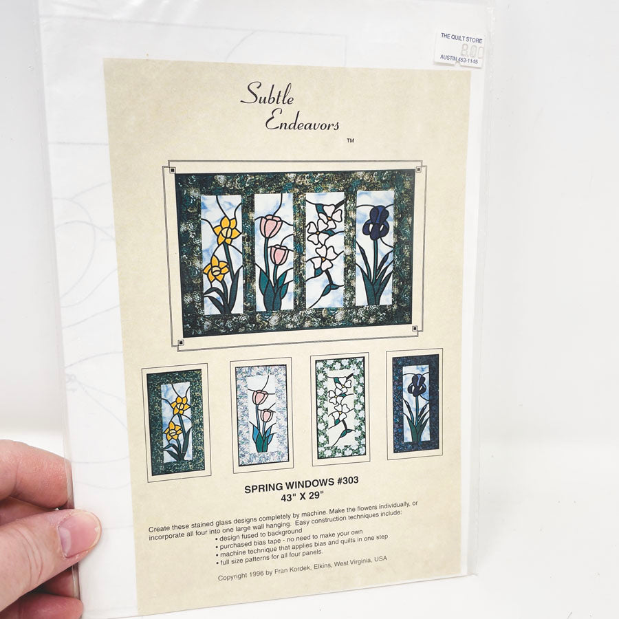 Subtle Endeavors Stained Glass Quilt Patterns - Pick a Design