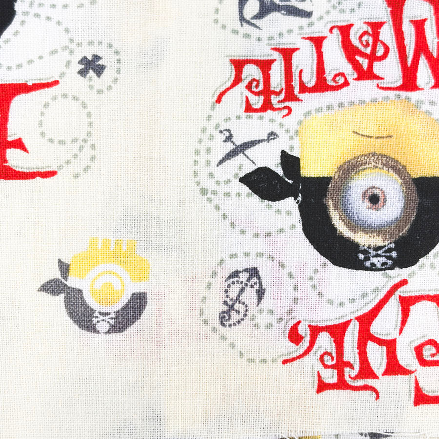 32" x 1 yd Minions Eye Matie Fabric