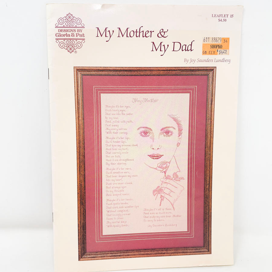 My Mother & My Dad Cross Stitch Pattern