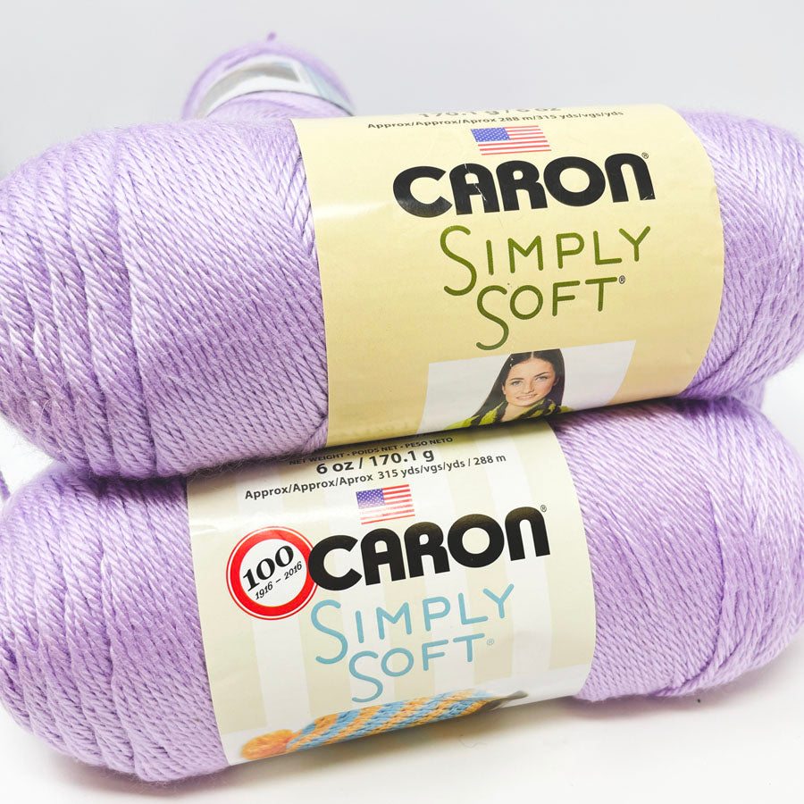 Caron Simply Soft Yarn - Orchid (1)