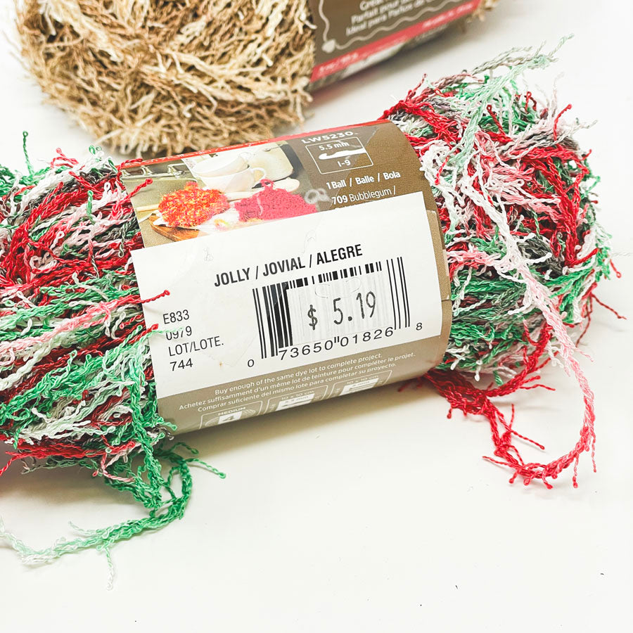 Red Heart Scrubby Yarn