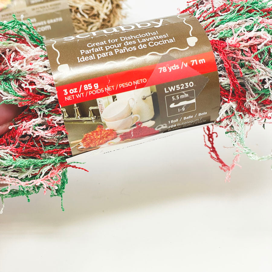 Red Heart Scrubby Yarn