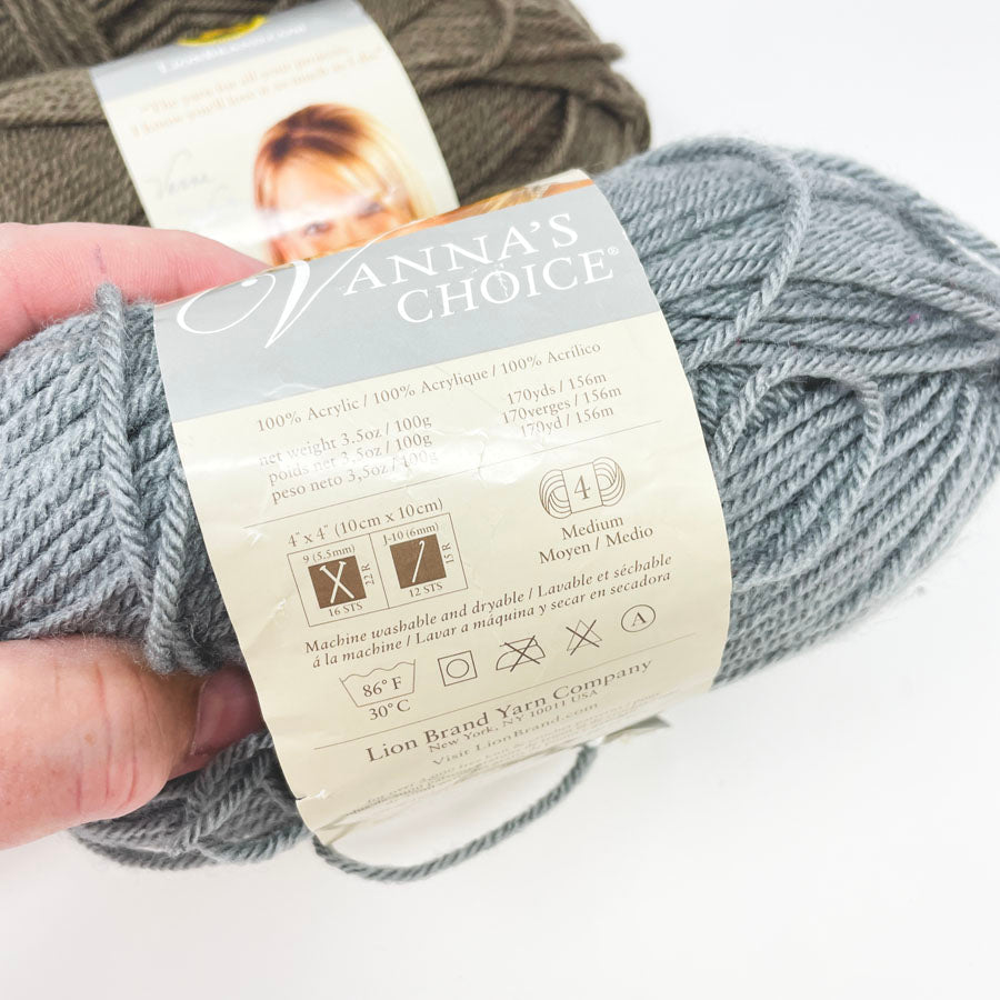 Bundle of Lion Brand Vanna's Choice Yarn