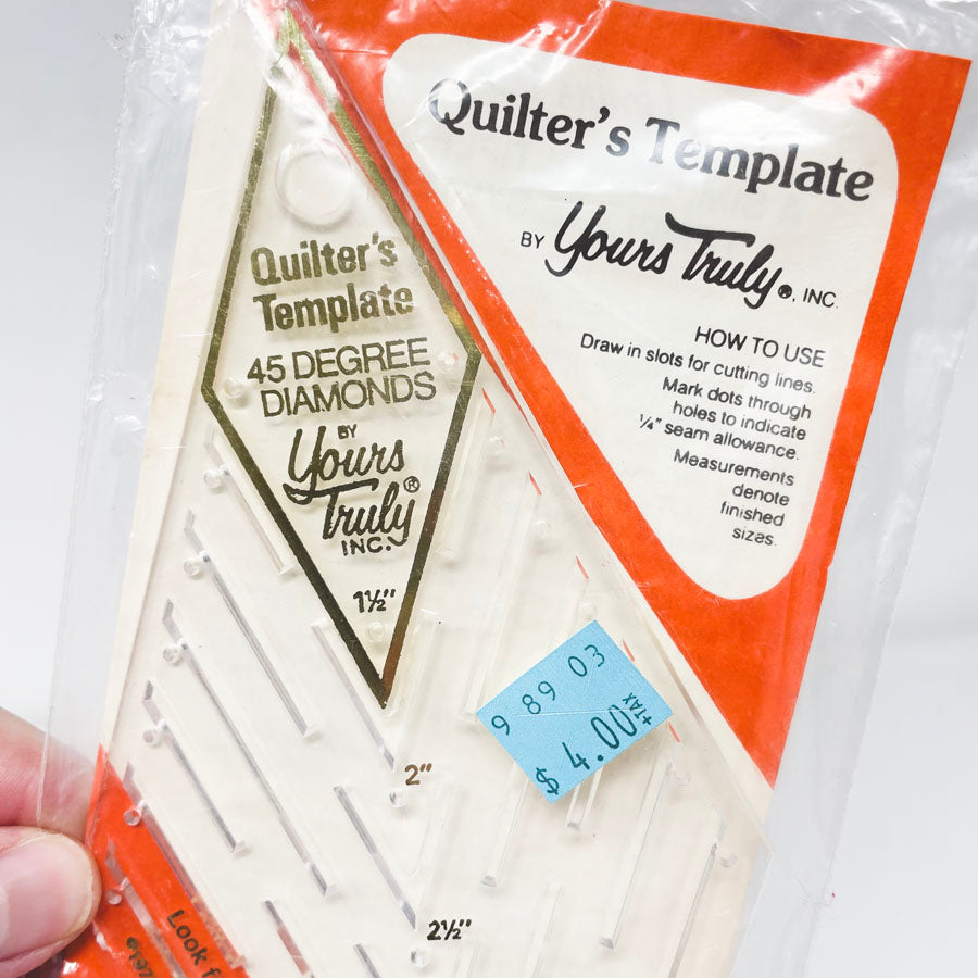 Vintage Quilters Template Plastic Templates