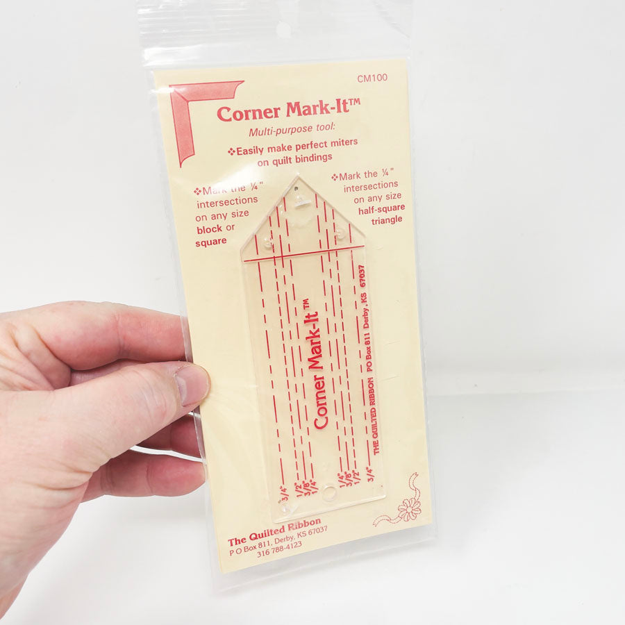 Corner Mark-It Template - The Quilted Ribbon