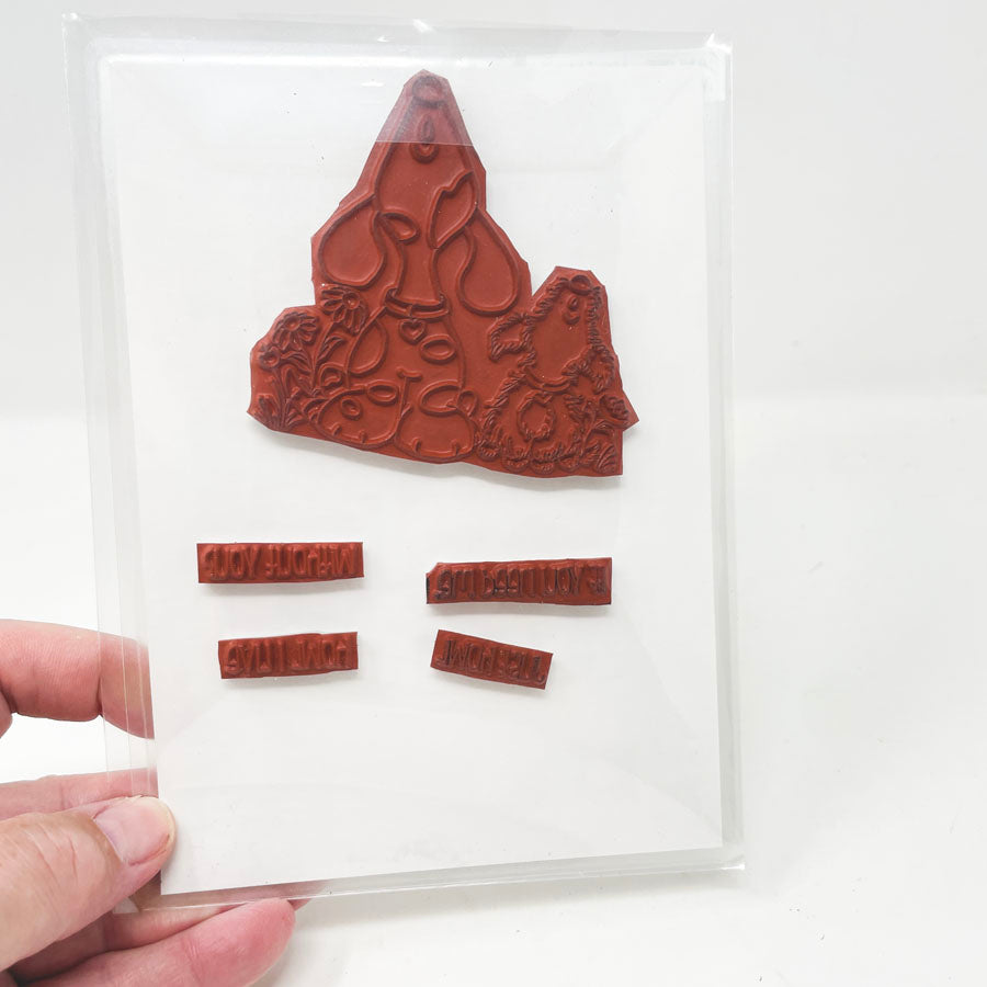 Boots - Cling Stamp by Whimsy