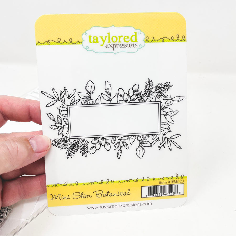 Mini Slim Botanical Set - Cling Stamp by Taylored Expressions
