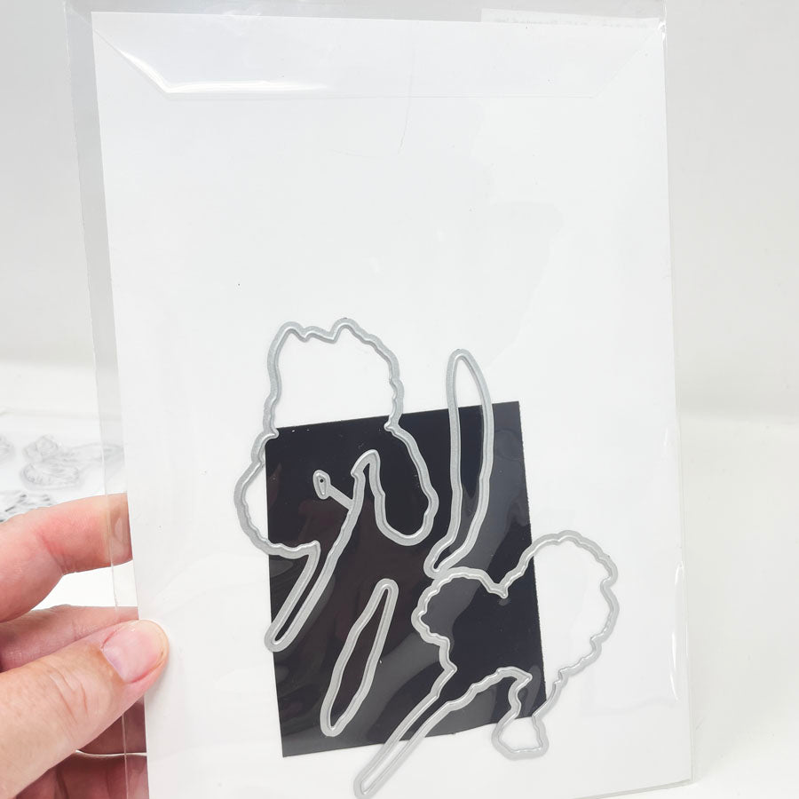 Bearded Iris - Altenew Stamp and Die Set