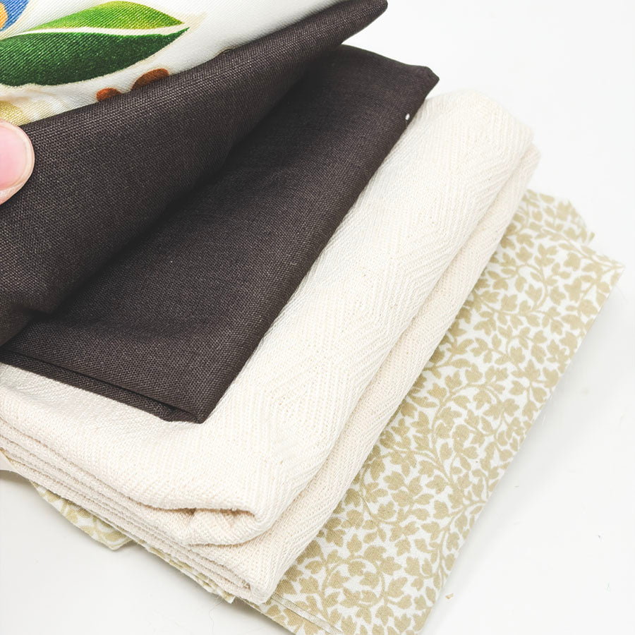 Neutral & Pattern Fabric Bundle