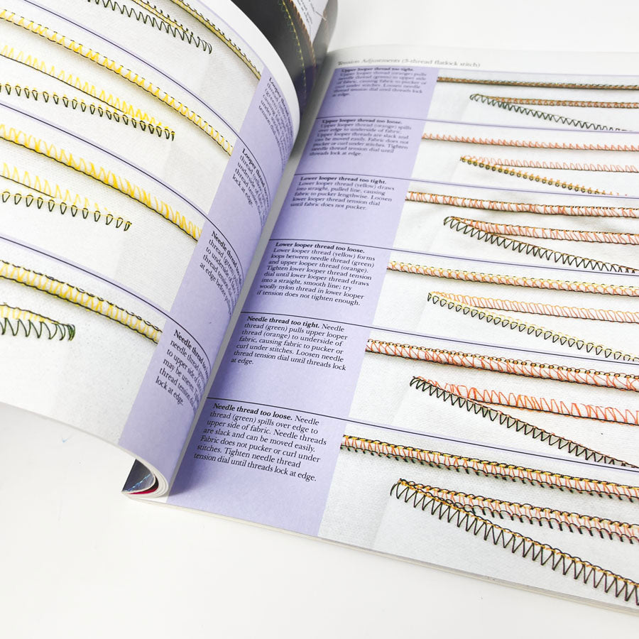 Singer Sewing With An Overlock Reference Library Book