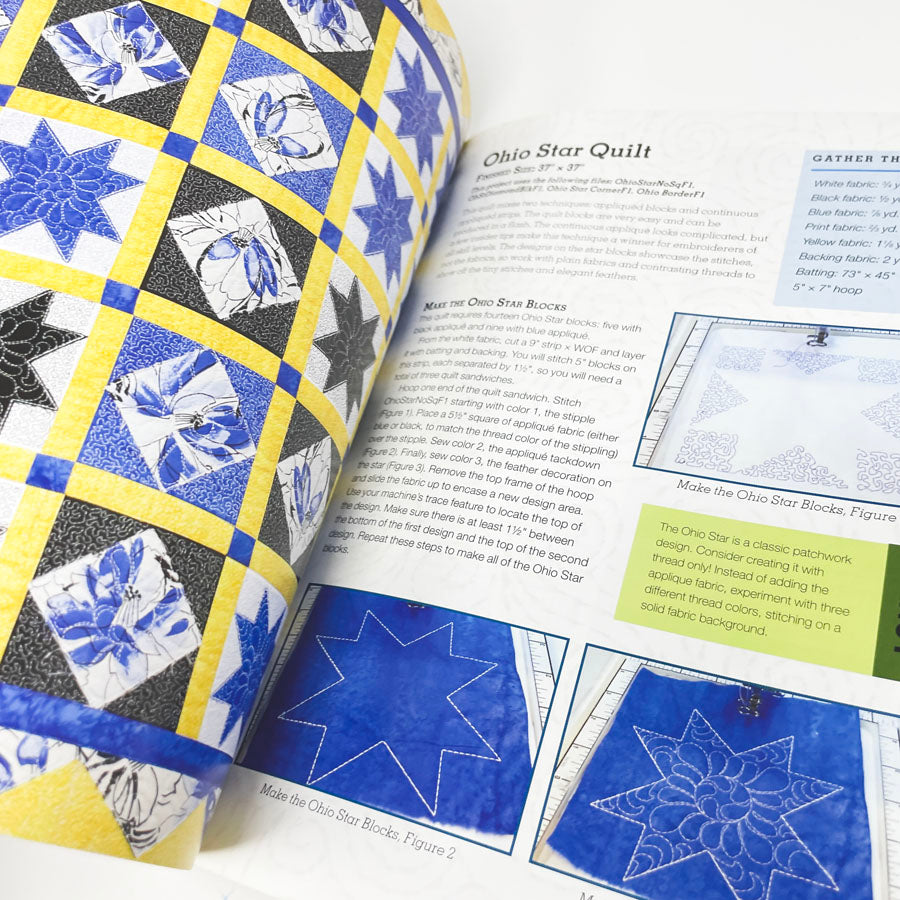 Machine Embroidery Quilting and Applique Book by Eileen Roche