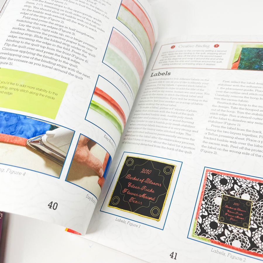 Machine Embroidery Quilting and Applique Book by Eileen Roche