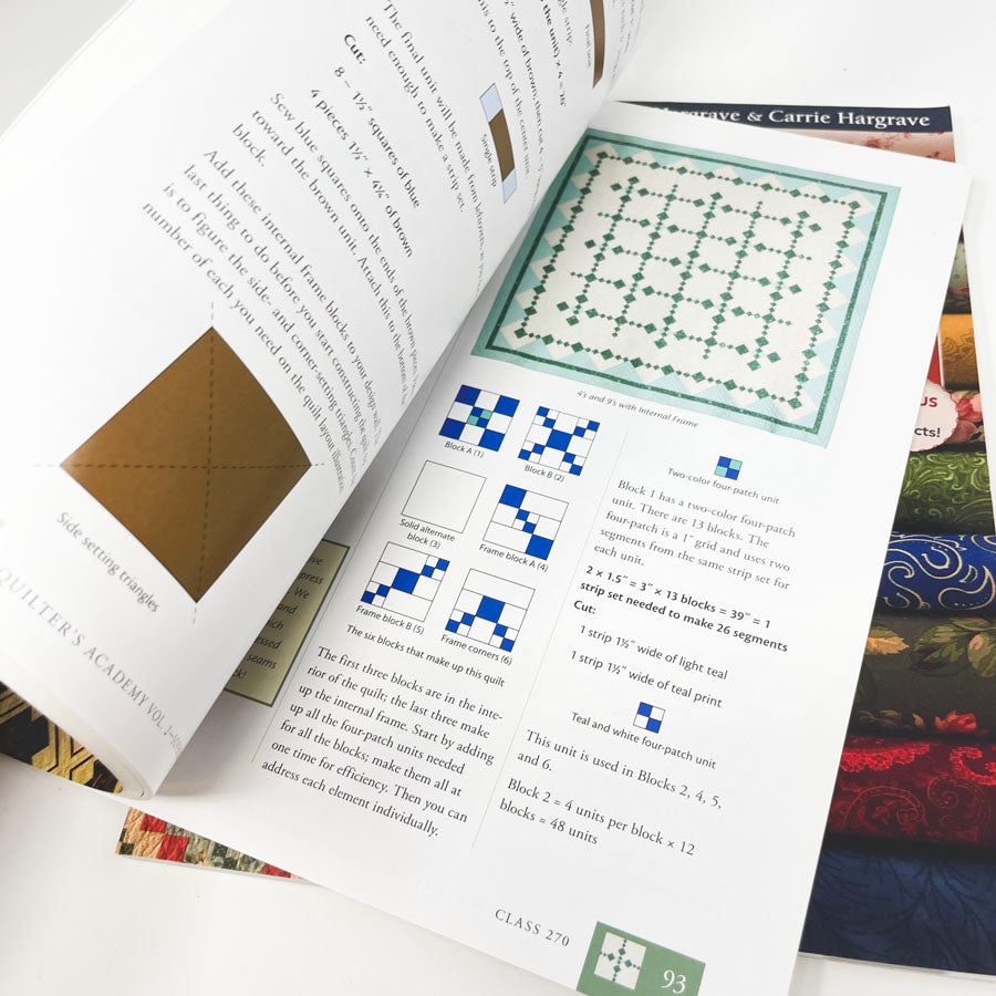 The Quilter's Academy Book Series by Hargrave