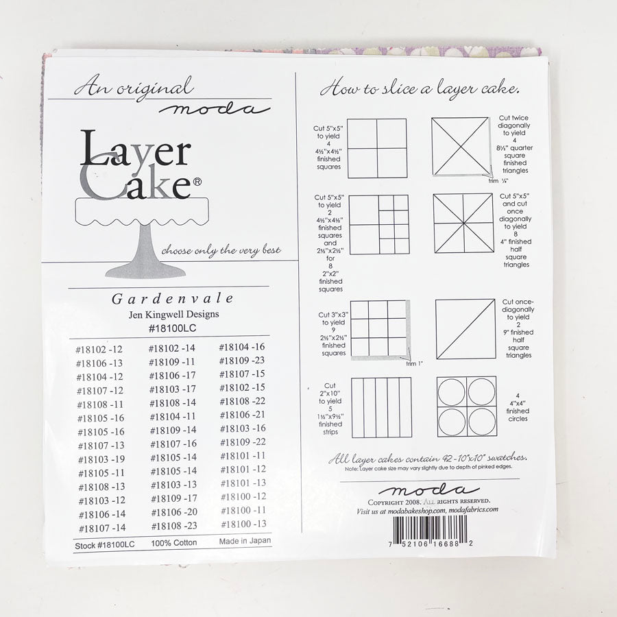 Moda Layer Cake Gardenvale
