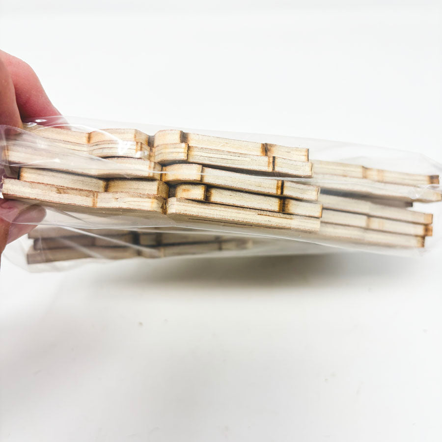 Nutcracker and Harp Unfinished Wood Bundle