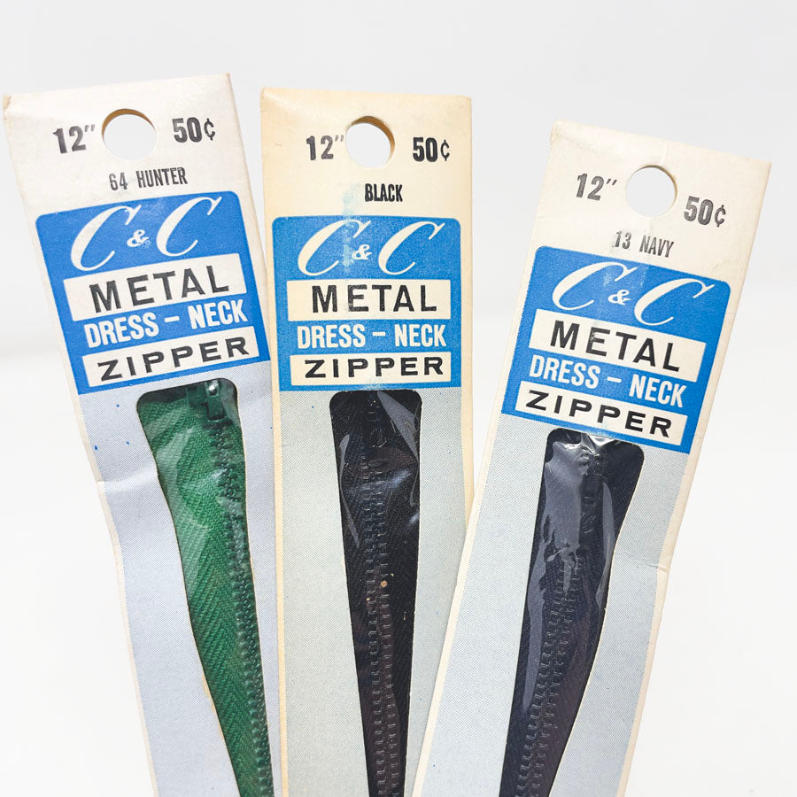 Coats & Clark Metal Zippers