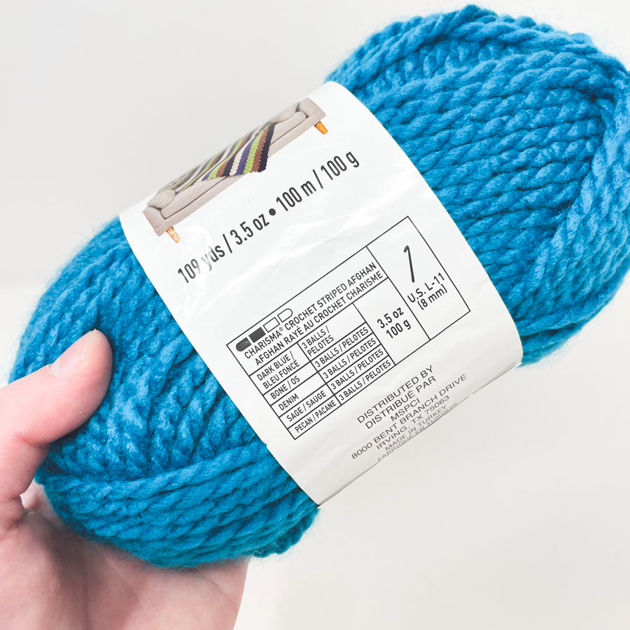 Loops & Thread Charisma Acrylic Yarn - Electric Blue