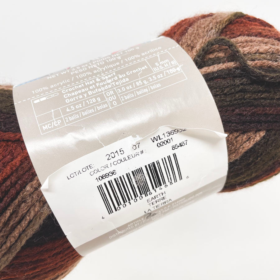 Loops & Thread Impeccable Acrylic Yarn - Earth